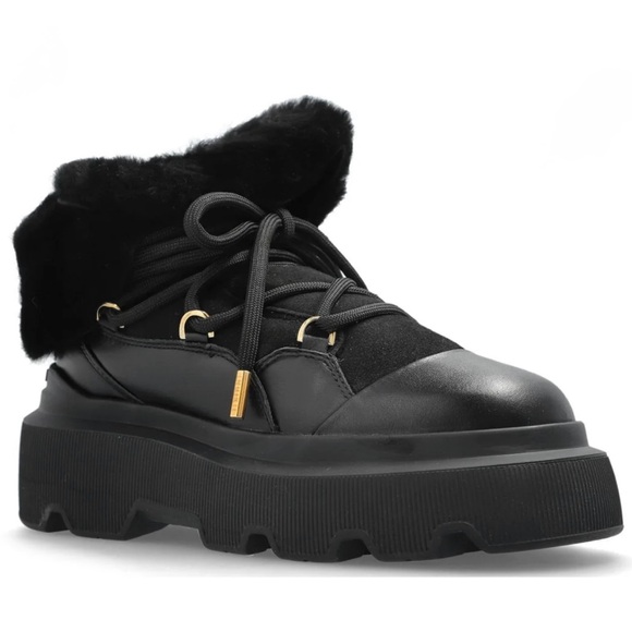 Inuikii Endurance Trekking Winter Boots Black Fur Lined Size 39 - Picture 6 of 8